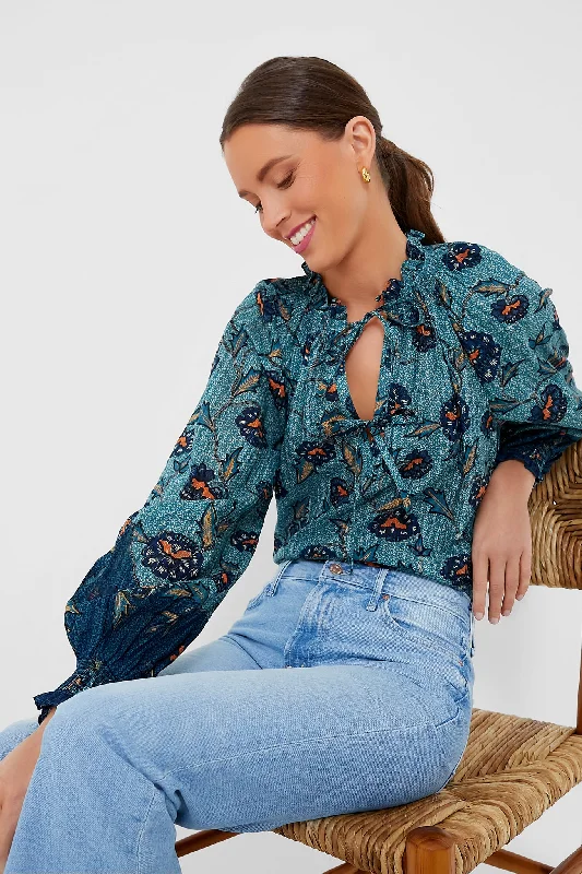 Cornflower Kaitlyn Blouse