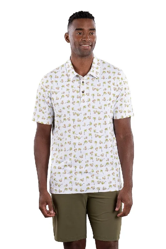 Toby Polo Palm Tree Print - FINAL SALE