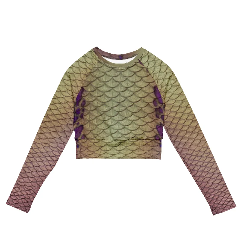 Novaya recycled cropped rash guard