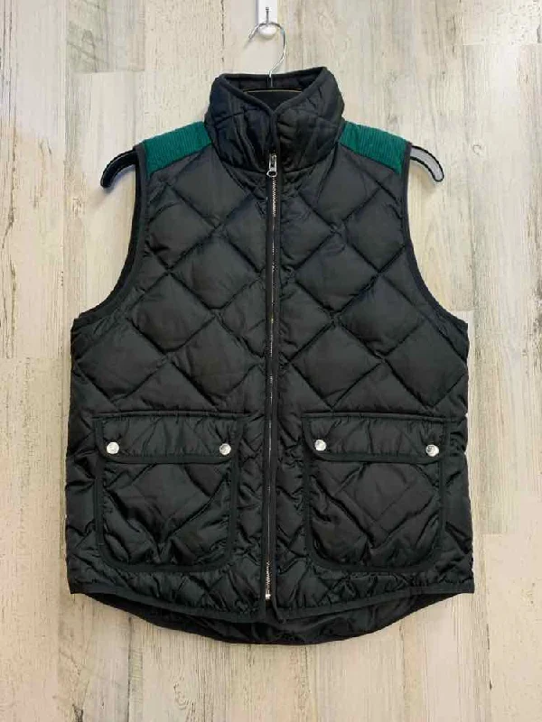 LAUREN JAMES Tops Size M Black QUILTED VEST Vest