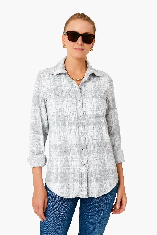 Winter Clouds Plaid Legend Sweater Shirt