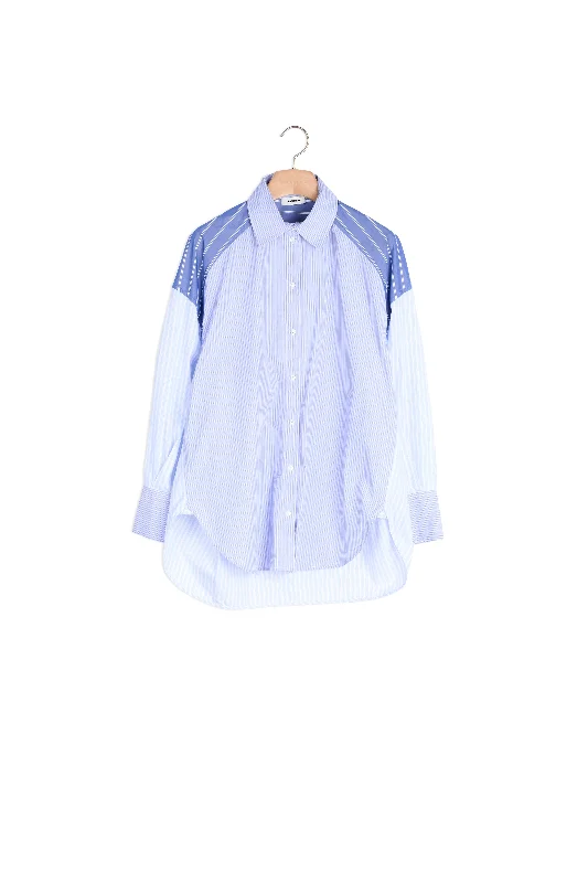 Chemise oversize en patchwork