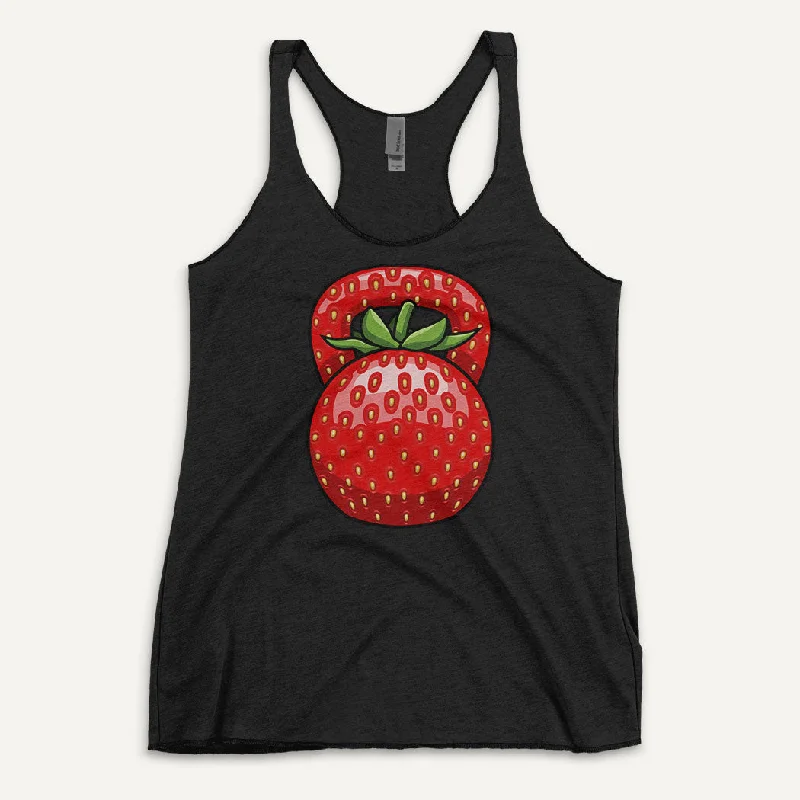 Strawberry Kettlebell Design Women’s Tank Top