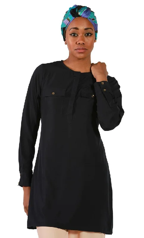 Modest  Crepe Tunic