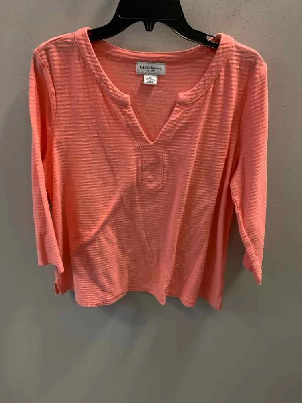 LIZ CLAIBORNE Tops Size PL Peach TOP