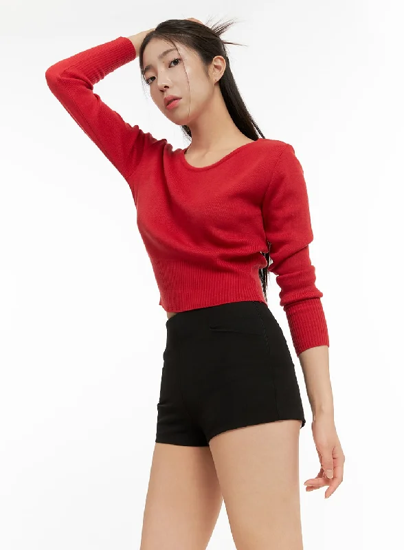 Classic Round Neck Sweater OA429