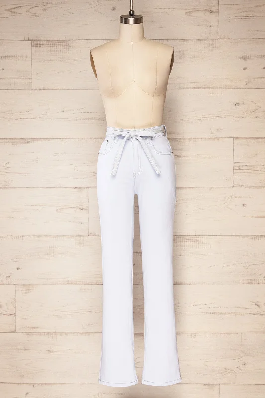 Guadalajara | Mid-Rise Denim Pants w/ Belt