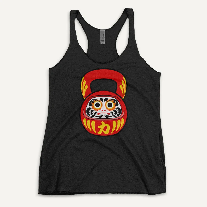 Daruma Doll Kettlebell Design Women's Tank Top