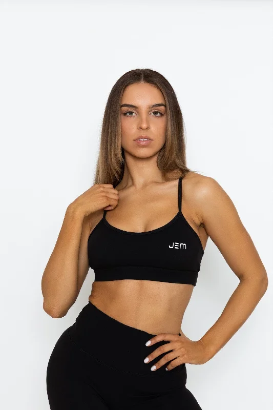 Essential Sports Bra - Black