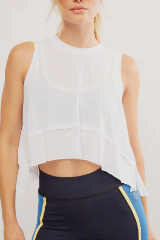 Free People: Tempo Tank in White