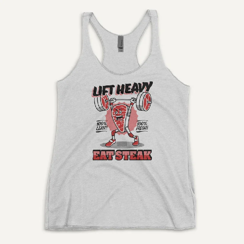 Lift Heavy Eat Steak Women’s Tank Top