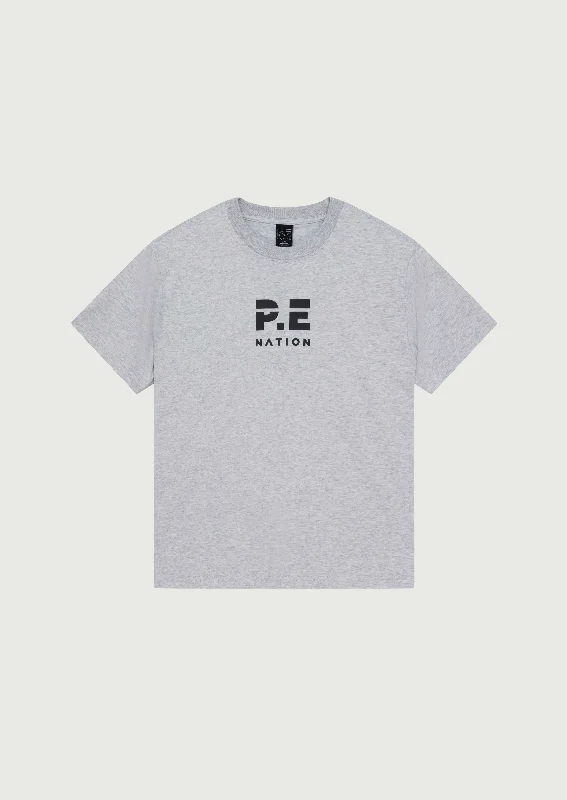 HEADS UP 2 TEE IN GREY MARLE