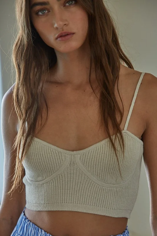 Sweater tank top