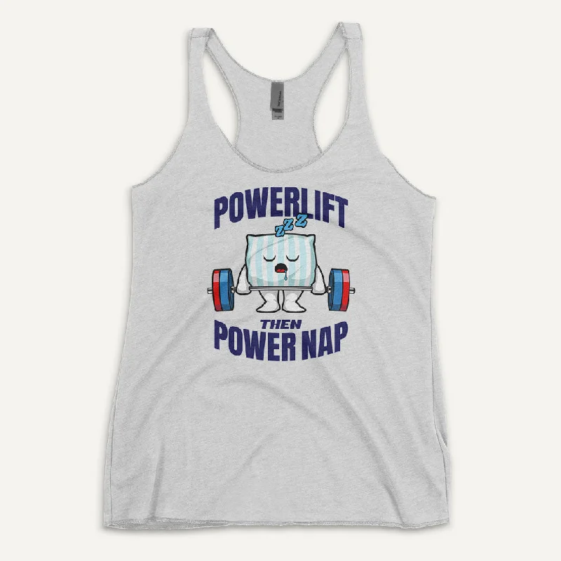 Powerlift Then Power Nap Women’s Tank Top