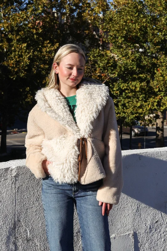 Steve Madden: Winterlyn Coat in Natural