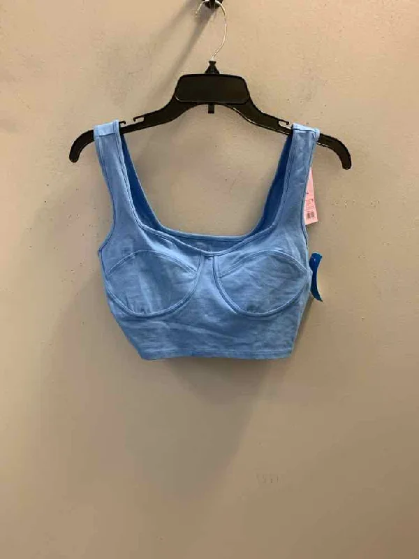 NWT WILD FABLE Tops Size M CORNFLOWER BLUE CROP TOP TOP