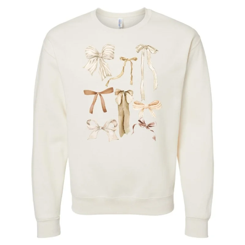 ‘Neutral Bow Show' Crewneck Sweatshirt