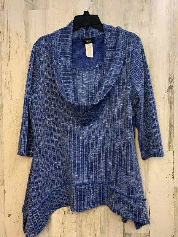 MSK Tops Size XL Blue MARLED TUNIC TOP