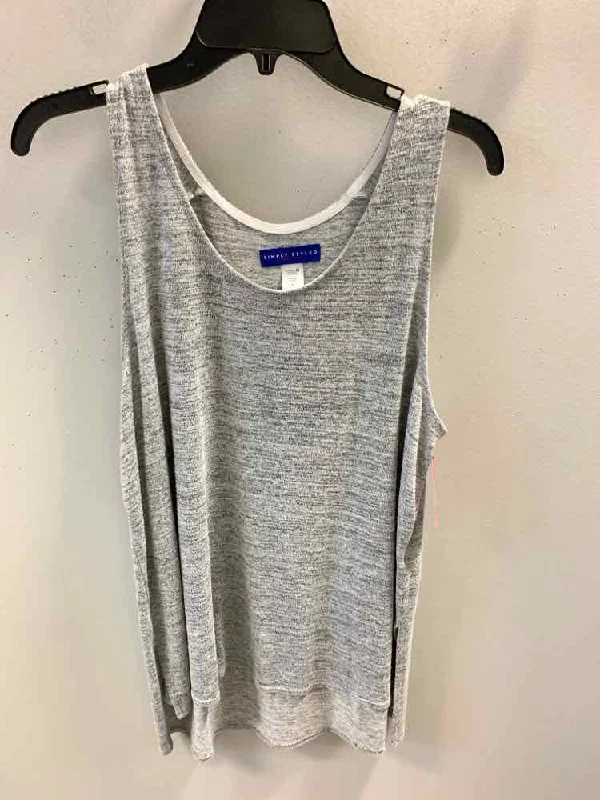 SIMPLY STYLED Tops Size XL Gray TOP