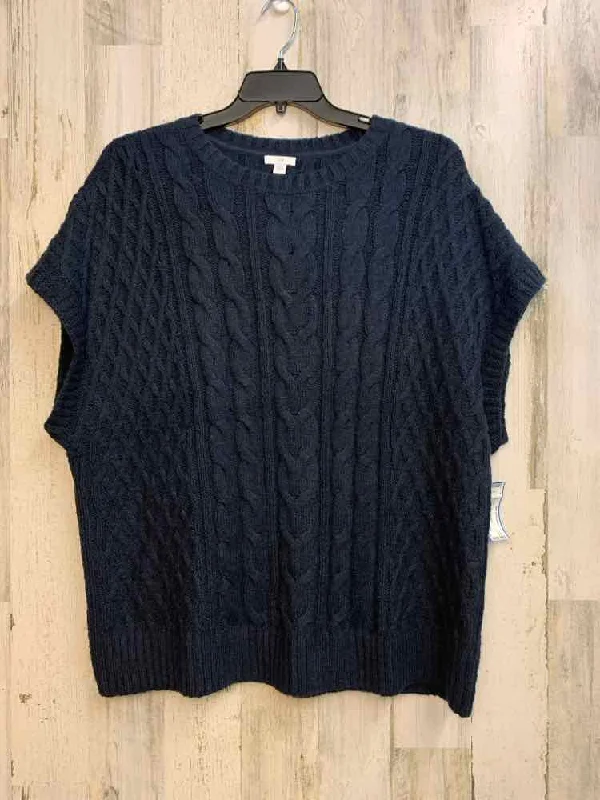 J JILL Tops Size XL Navy SLEEVELESS Sweater