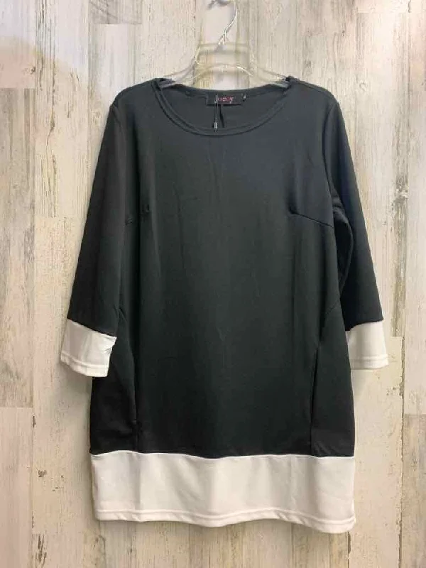 NWT JOEOY Tops Size XL BLK/WHT TUNIC TOP