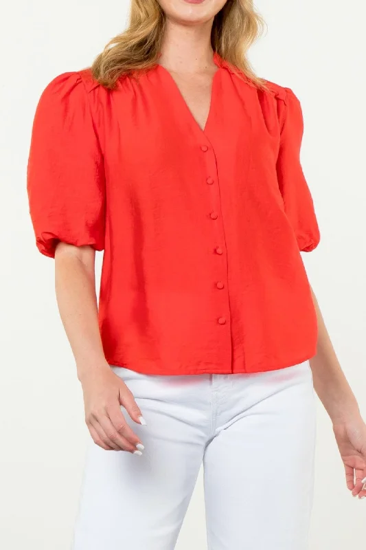 Scarlet Serenade Blouse