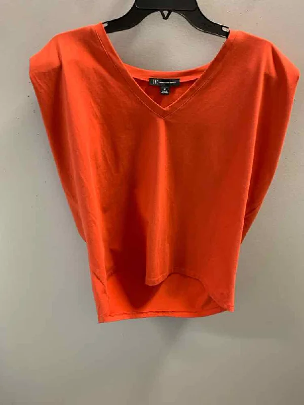 NWT INC Tops Size M Orange CAP SLEEVE TOP