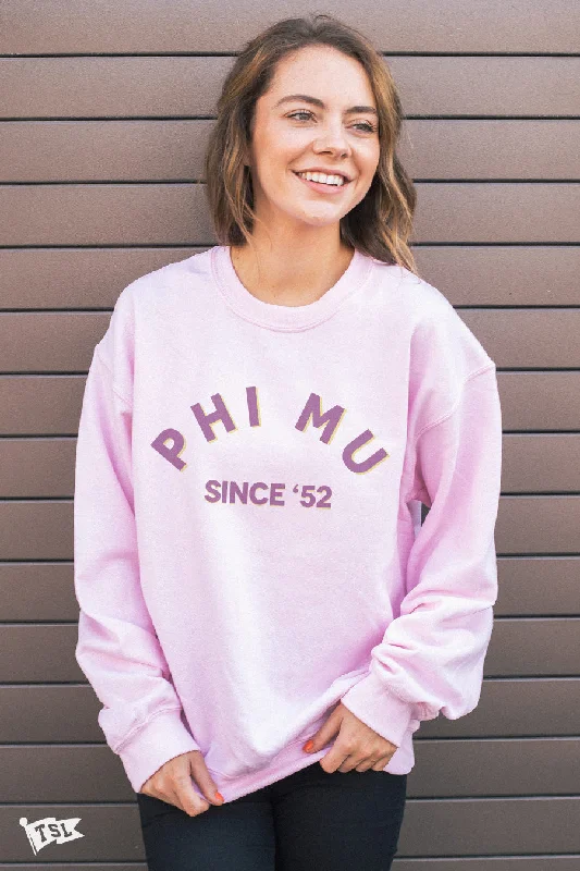 Phi Mu Warmup Crewneck