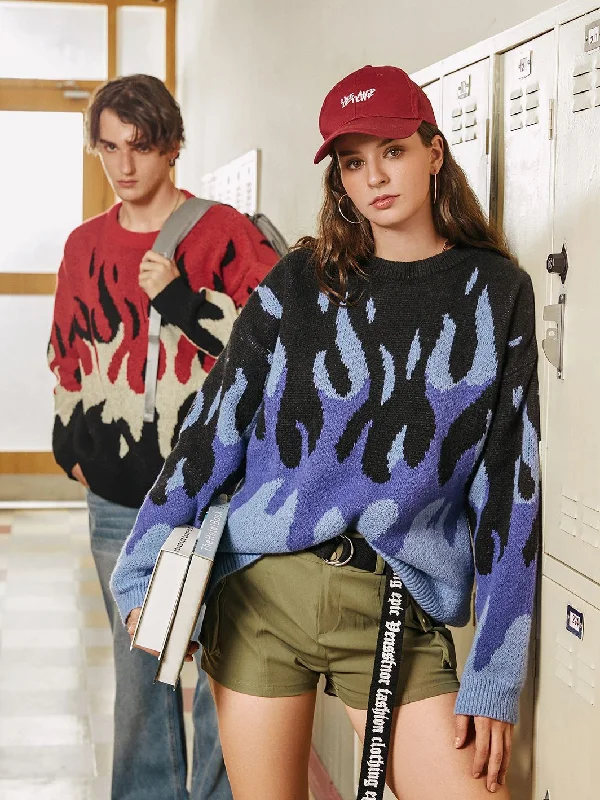 Indie Flame Knitted Sweater