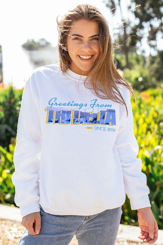 Delta Delta Delta Postcard Crewneck