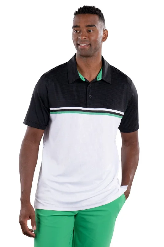 Alex 2 Color Black/White Polo - FINAL SALE