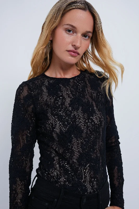 Black Lace Bodysuit