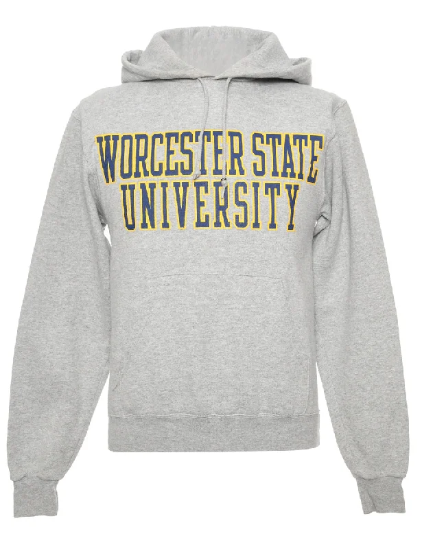 Worcester State University Printed Hoodie - M