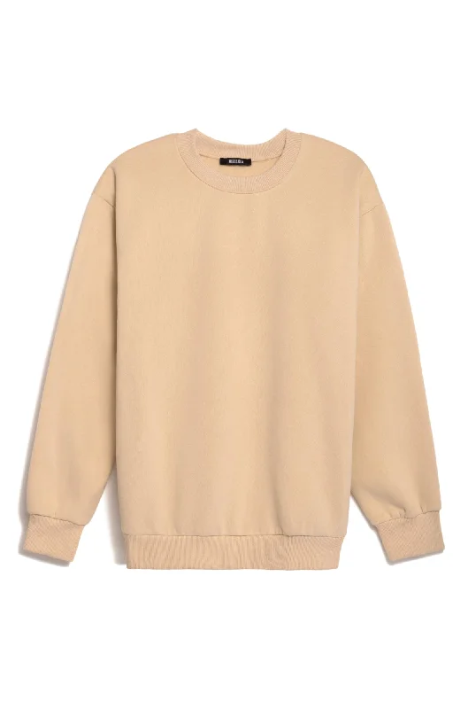 Cozy Feels Adult Crewneck Sweater - Nude