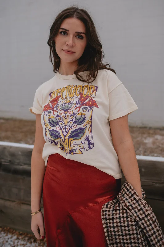 The Fleetwood Mac Butterflies Reverse GF Tee by Daydreamer