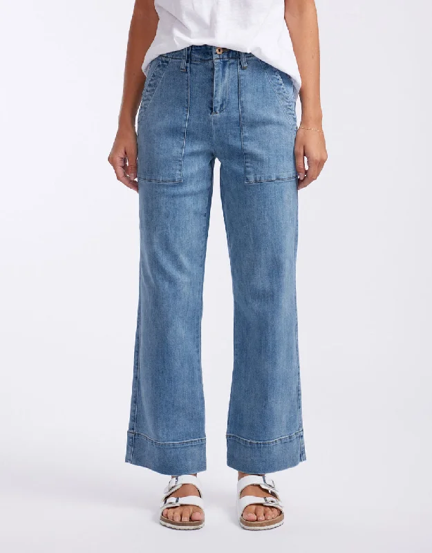 Celeste Wide Leg Jeans - Maison Wash