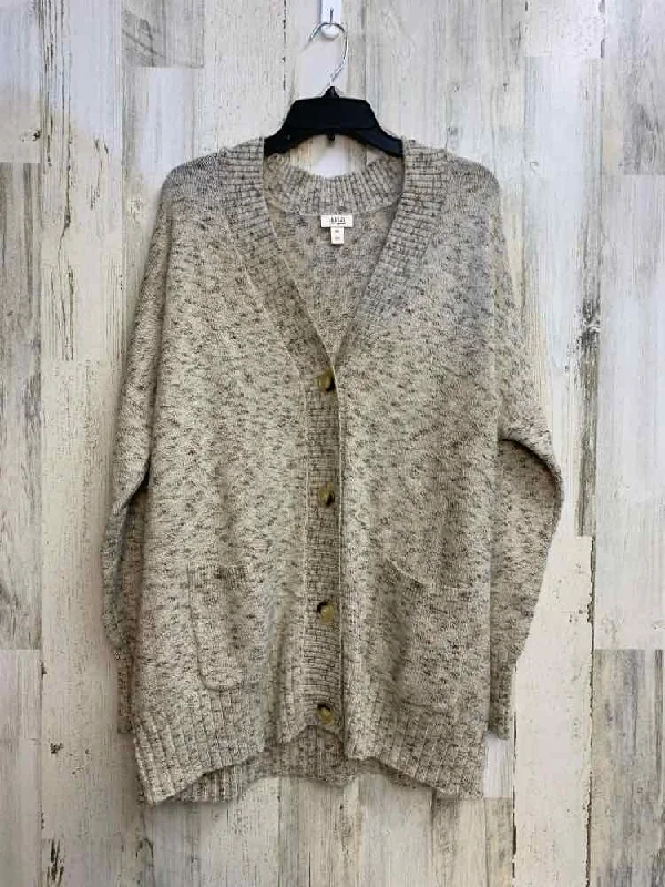 ANA Tops Size XXL NATURAL MARLED CARDIGAN Cardigan