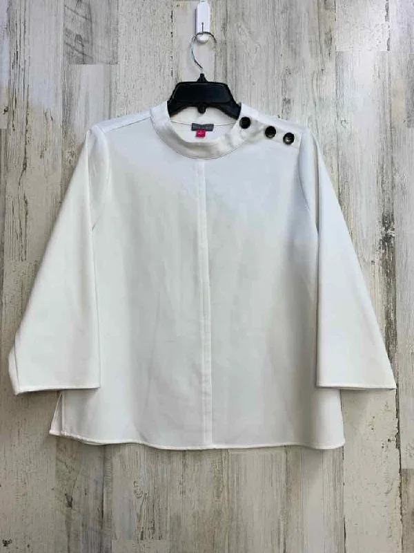 VINCE CAMUTO Tops Size S White 3/4 LENGTH TOP