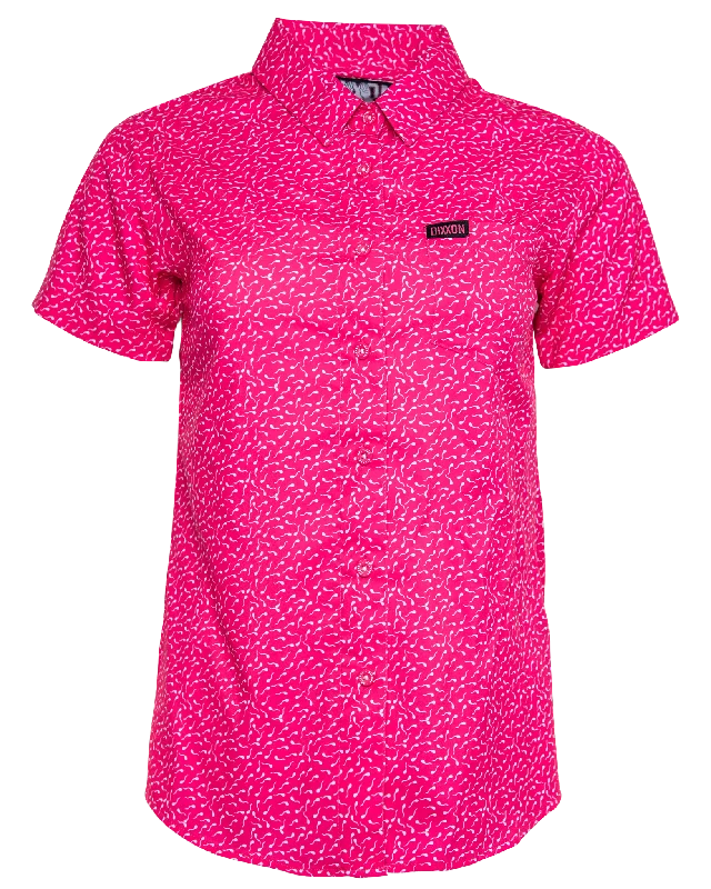 Creator Women's Short Sleeve Party Shirt - Pink