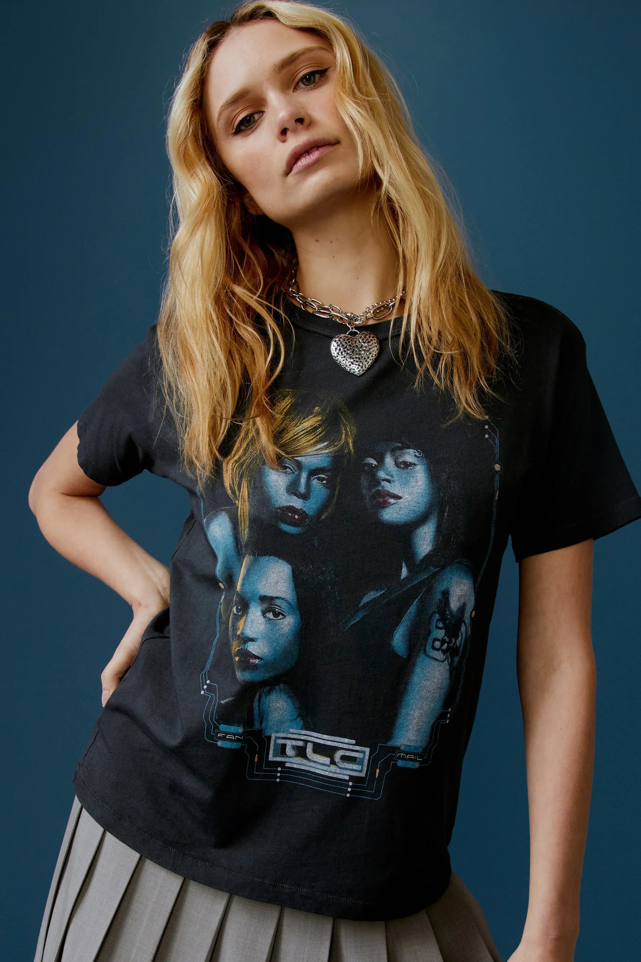 The TLC Fanmail Circuit Board Ringer Tee by Daydreamer