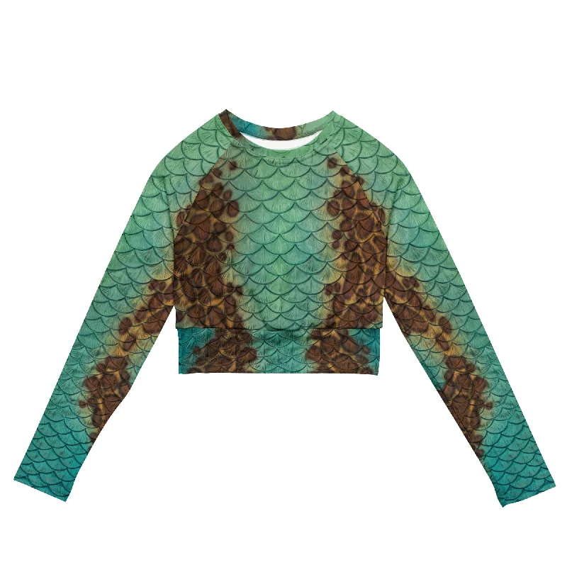 Mirage Recycled cropped rash guard