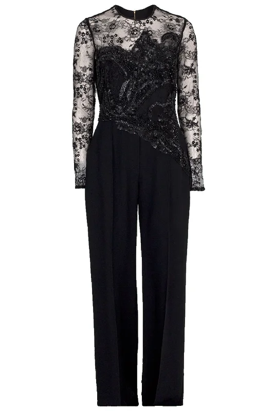 Illusion Lace Top Jumpsuit