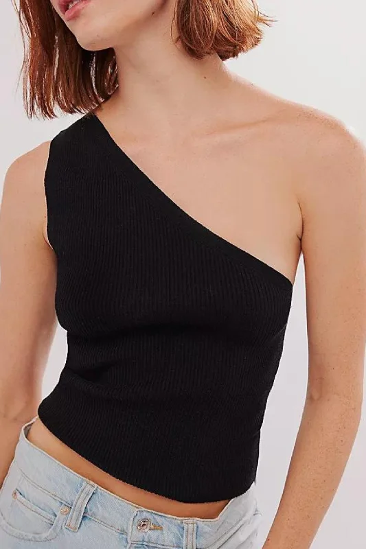 Free People: Good Taste Tank in Black