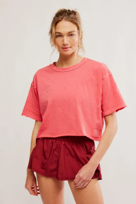 Free People: Inspire Tee in Winterberry