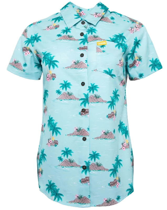 Makena Women's Short Sleeve Party Shirt